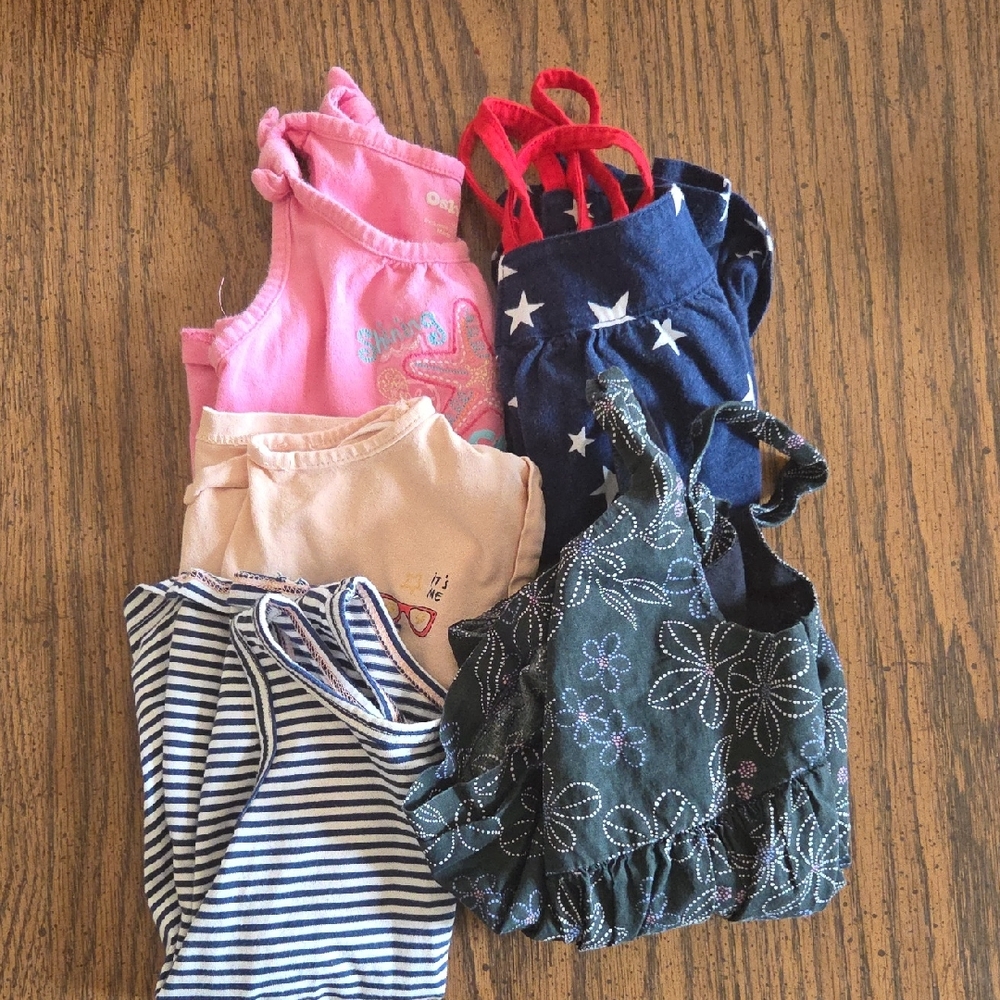 Bundle Of 5 Girls Tank Tops